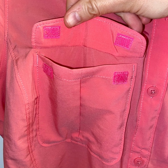 Columbia Omni-Shade Pink Shirt Large -SOLD - Picture 4 of 13